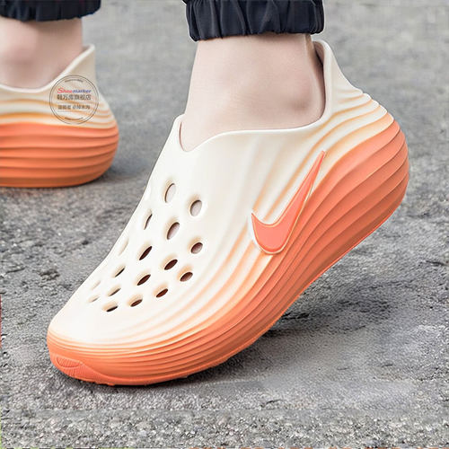Nike耐克洞洞鞋男女鞋夏新款Rejuven8一脚穿软弹凉拖鞋HV5060-802