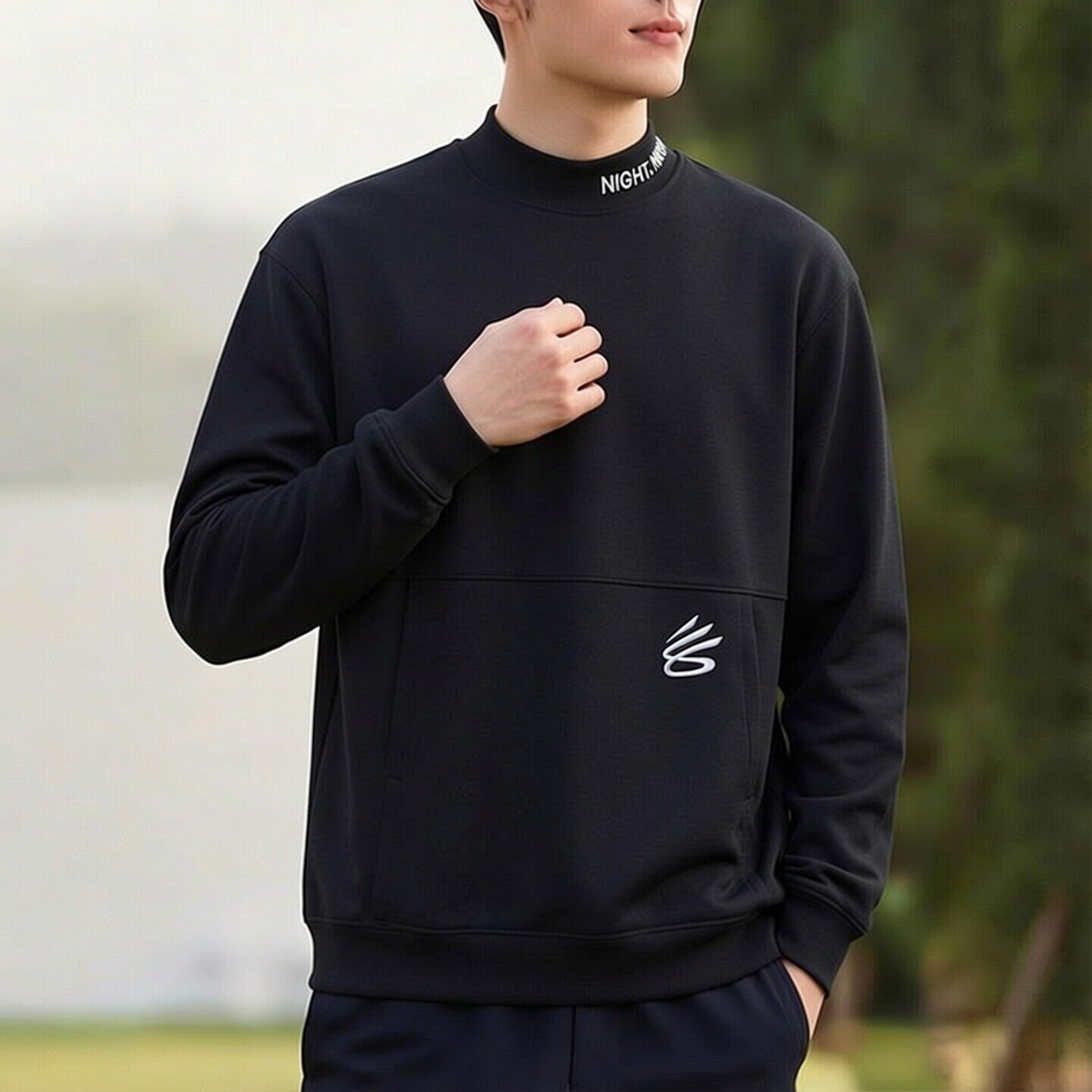 安德玛男装卫衣春夏季新款运动服户外锻炼休闲服透宽松舒适套头衫