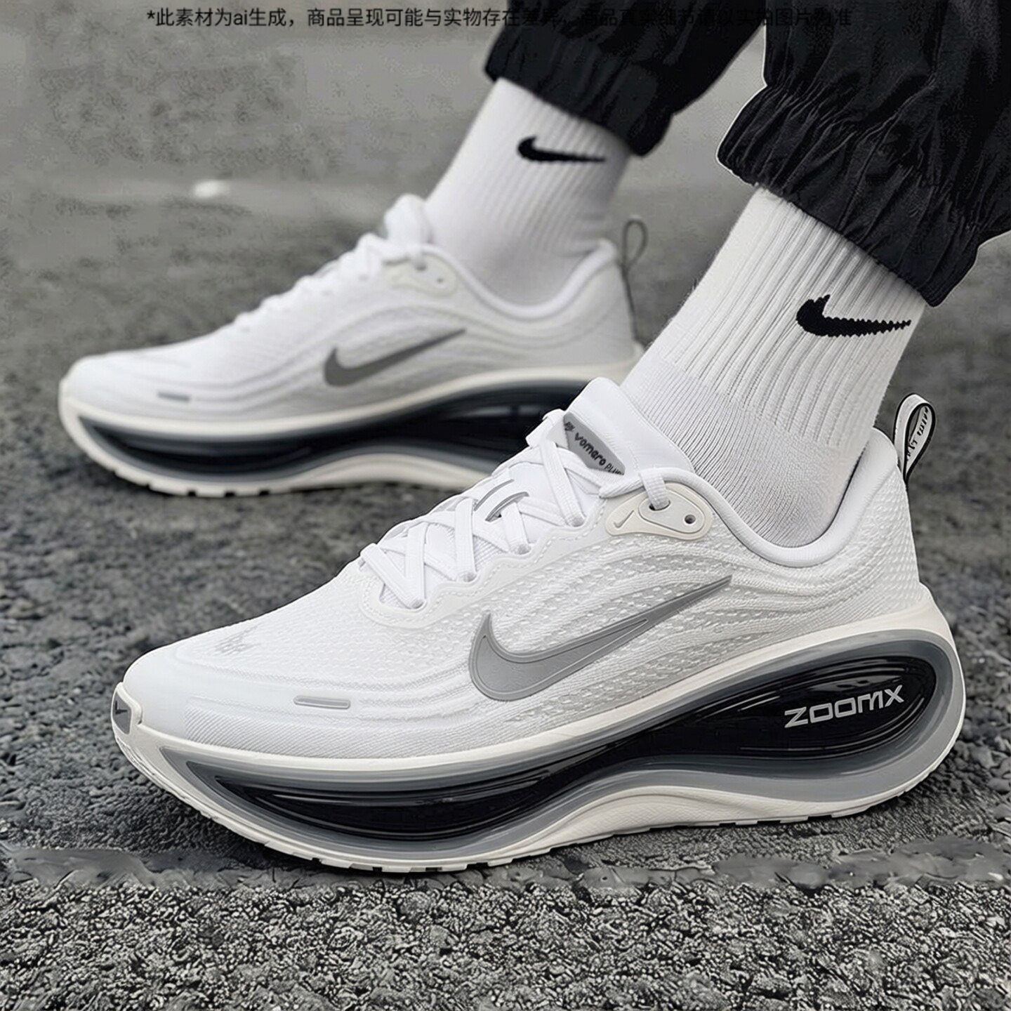 NIKE耐克男鞋超级迈柔VOMERO PLUS公路慢跑鞋运动鞋跑步鞋II7181