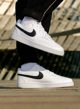 NIKE耐克2026新款男鞋Court Vision简版空军小白鞋运动休闲鞋板鞋