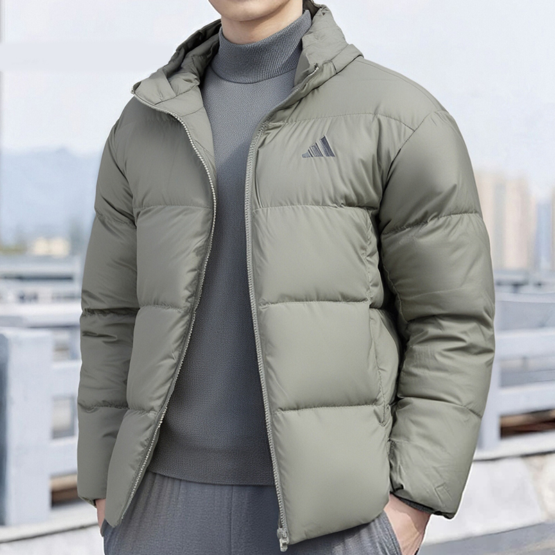 Adidas阿迪达斯官方男款运动休闲服2025冬季新款保暖羽绒服KC2479