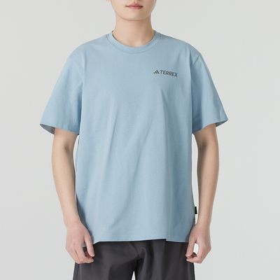 Adidas阿迪达斯透气短袖官方男装2025夏季新款运动服宽松半袖T恤