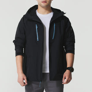 UA安德玛梭织连帽夹克男新款休闲宽松运动服户外防风外套6005881