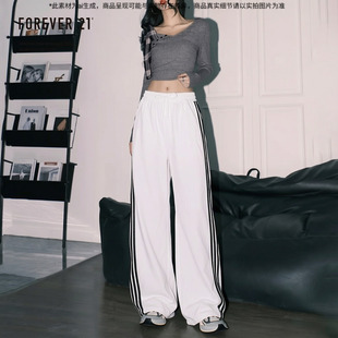 Adidas阿迪达斯梭织长裤女宽松2025秋新款运动休闲香蕉裤KB5223