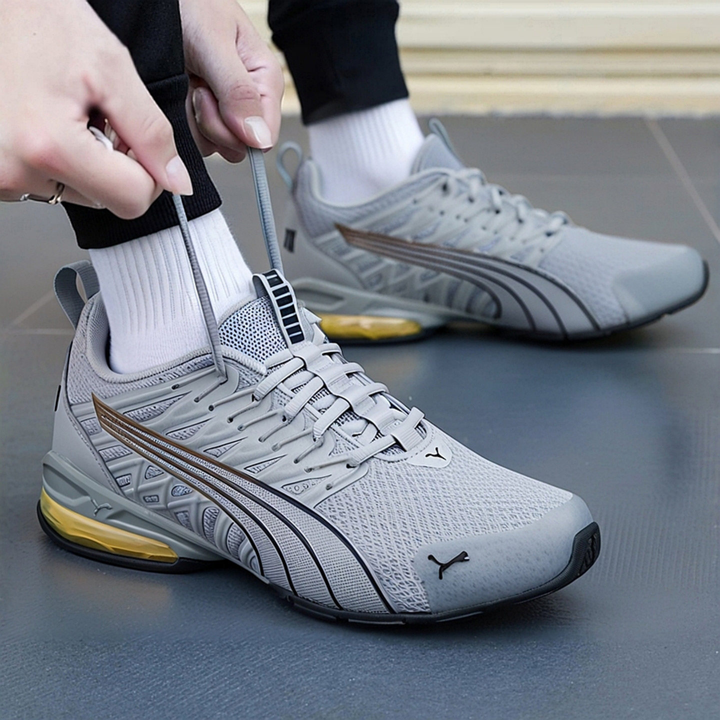 Puma彪马男鞋女鞋跑步鞋春季新款运动鞋耐磨休闲鞋网面透气慢跑鞋