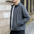 1376795-026~[Hooded] Water-Repellent Surface/Zipper Pocket/Woven Slim Fit