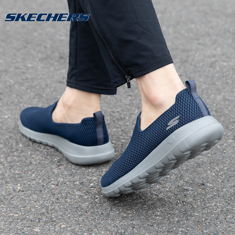 斯凯奇男鞋官方旗店一脚穿健步鞋春季网面透气运动鞋老人爸爸鞋男,运动鞋new,运动休闲鞋,淘宝优惠券,粉丝福利购,淘宝优惠卷