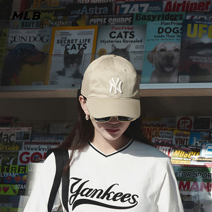 MLB官方NY棒球帽男帽女帽冬季 情侣鸭舌帽运动帽户外遮阳帽子 新款