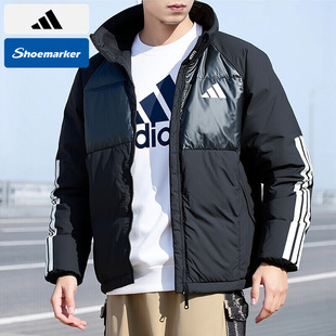 Adidas阿迪达斯高尔夫羽绒服外套男款短款25冬季款保暖羽绒外套