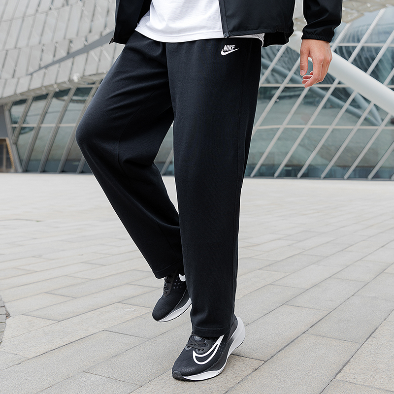 耐克运动裤透气针织直筒休闲裤