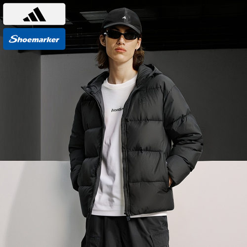 adidas阿迪达斯羽绒服男装2025秋冬新款运动服休闲羽绒外套KC2478