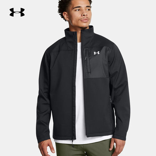 UA 安德玛正品SHIELD JACKET男子梭织立领夹克外套1371586-003