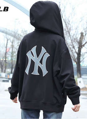 MLB官网NY连帽夹克男女装2025冬季新款运动服宽松外套3ATRB0441