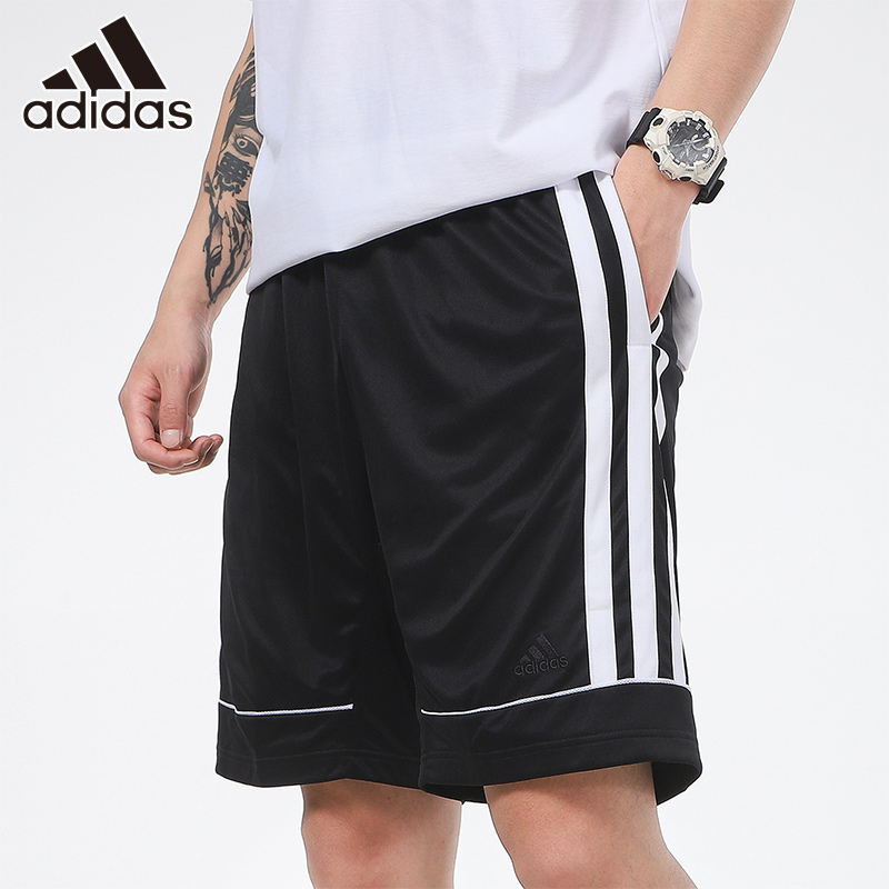 Adidas阿迪达斯宽松跑步短裤男秋季新款透气运动裤休闲中裤五分裤