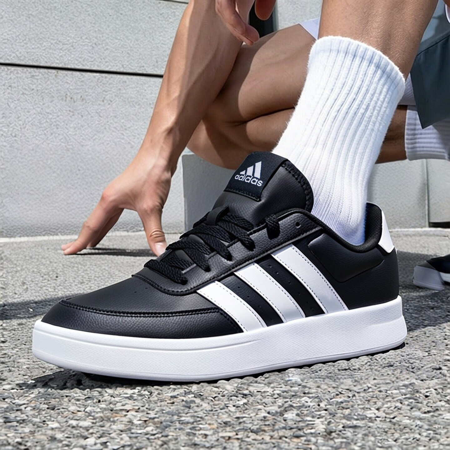 阿迪达斯男鞋板鞋Adidas官方正品低帮运动鞋2026新款复古休闲鞋