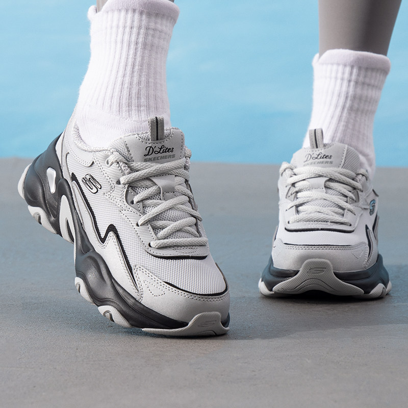 斯凯奇（Skechers）2025秋冬新款复古老爹鞋女鞋时尚运动休闲鞋商,运动鞋new,运动休闲鞋,淘宝优惠券,粉丝福利购,淘宝优惠卷