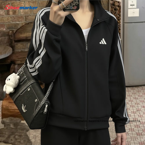 阿迪达斯女装秋季新款运动夹克