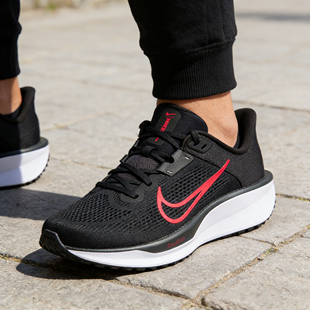 Nike耐克正品男鞋新款运动鞋QUEST 6黑红网面跑步鞋FD6033-011