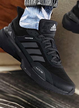 阿迪达斯男鞋2025秋冬新款运动休闲鞋Lightstrike轻便减震跑步鞋