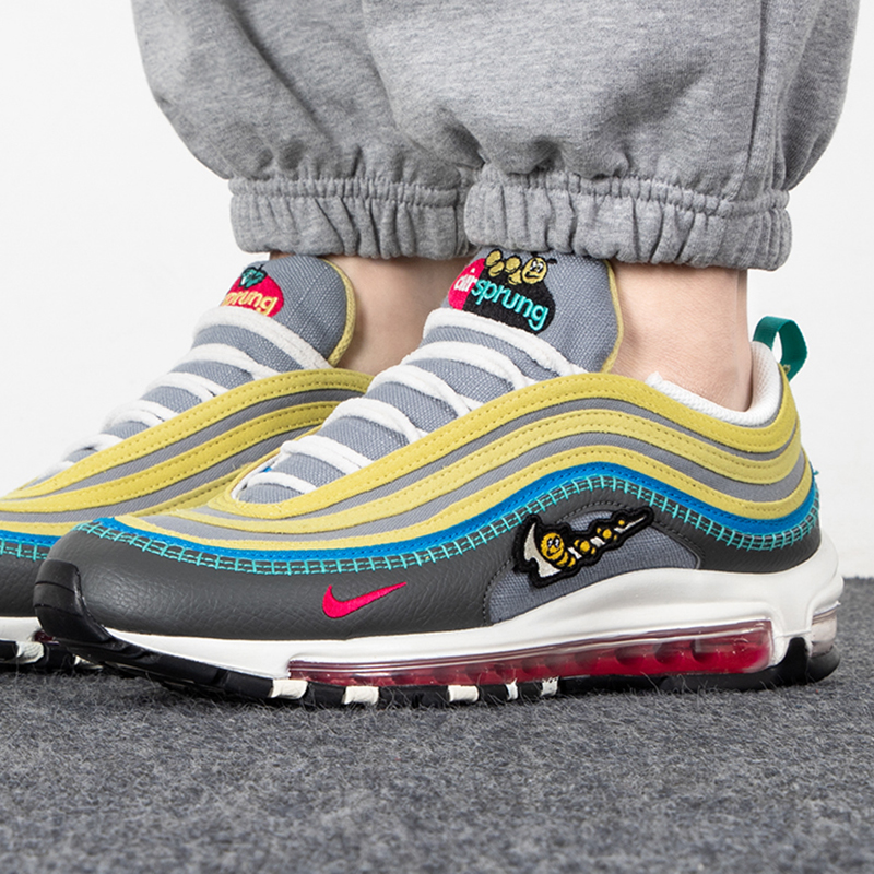 nike耐克跑步鞋男鞋2024新款airmax 97 se气垫子弹头运动鞋dh4759