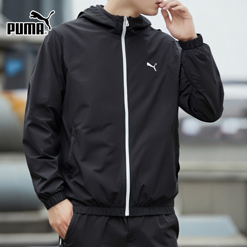 PUMA彪马外套男装春季新款男士快干梭织跑步开衫连帽运动夹克,运动服/休闲服装,运动茄克/外套,淘宝优惠券,粉丝福利购,淘宝优惠卷
