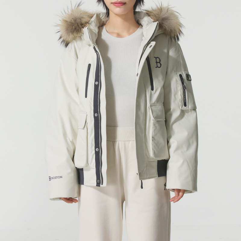 MLB男装女装羽绒服2025冬季新款保暖运动服休闲羽绒外套3ADJB41