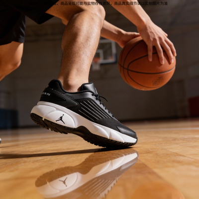 耐克正品旗舰男鞋JORDAN TRUNNER FLOW黑色男子篮球鞋户外运动鞋