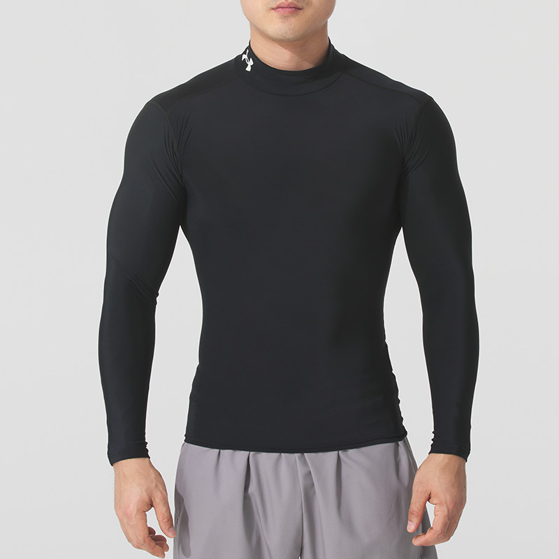 安德玛UA官方紧身长袖T恤2025新款跑步运动服休闲套头衫1390099