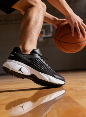 耐克正品旗舰男鞋JORDAN TRUNNER FLOW黑色男子篮球鞋户外运动鞋