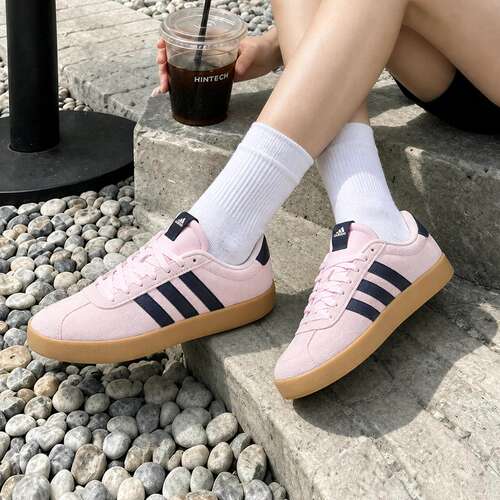 adidas阿迪达斯女子VL COURT 3.0SPW 运动休闲鞋粉色板鞋JP7629