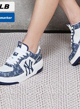 MLB男鞋女鞋官方NY老花板鞋2025新款运动鞋复古休闲鞋3ASXCLD4N
