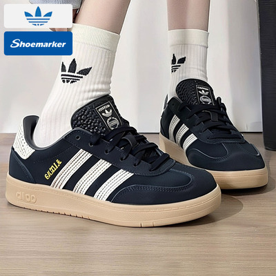 阿迪达斯三叶草官方正品休闲鞋女鞋2025春季新款复古运动鞋JI2755