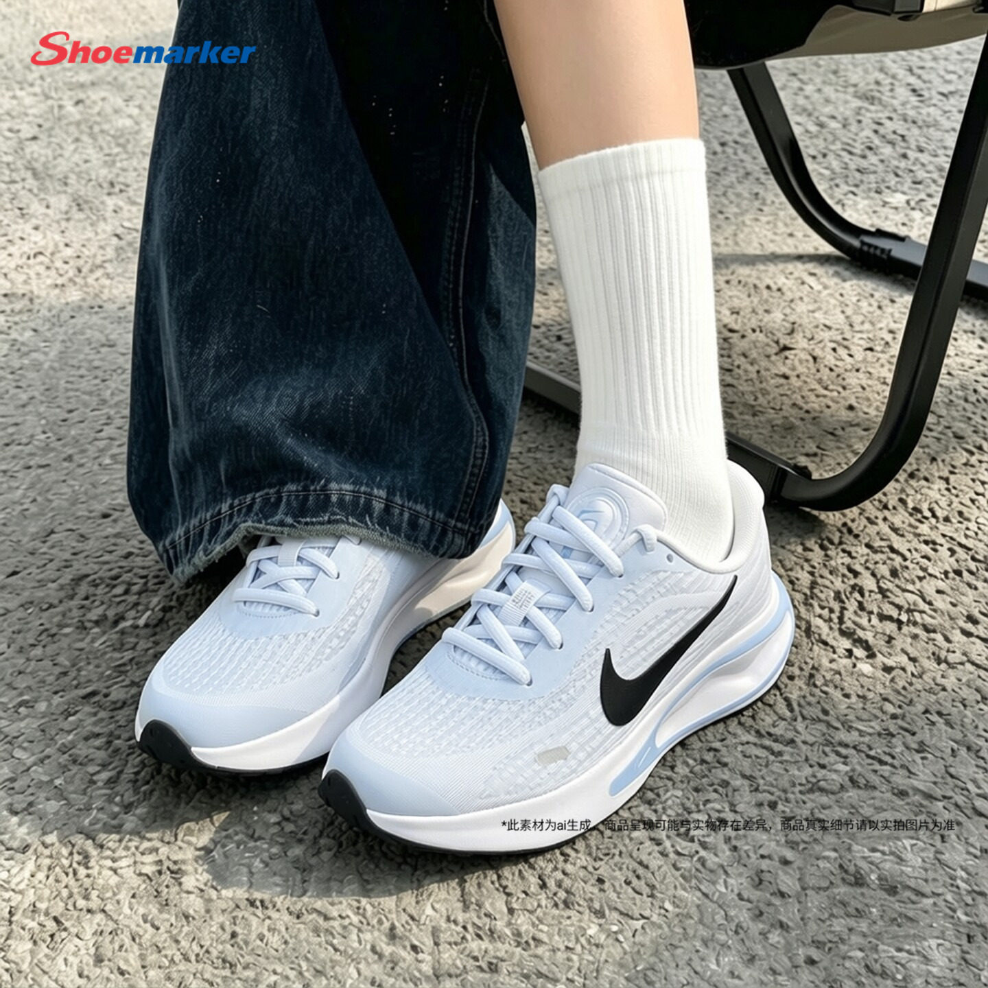 Nike耐克JOURNEYRUN透气女跑鞋图片