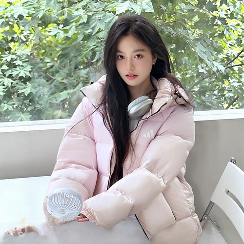 阿迪达斯官方正品羽绒服女2025冬季新款运动休闲面包服潮流排骨服