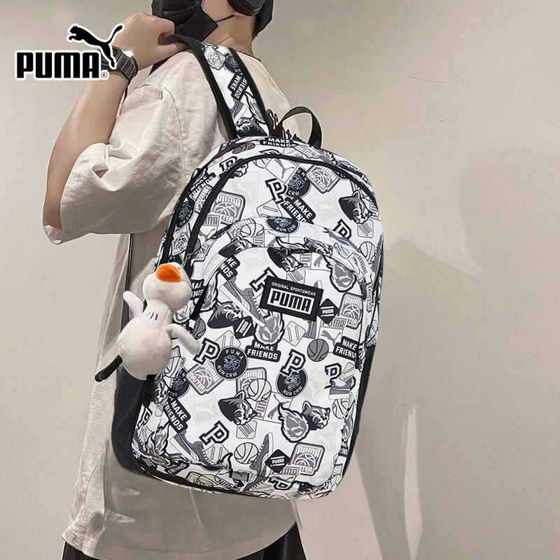 PUMA彪马双肩包2025男包女包运动包学生书包电脑包休闲背包0