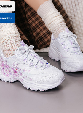 斯凯奇熊猫鞋女鞋2025新款运动鞋官方正品休闲鞋女款老爹鞋150530