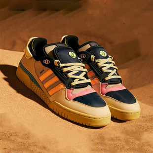 休闲鞋 阿迪达斯三叶草男女鞋 Forum联名坏痞兔低帮板鞋 Bunny Bad