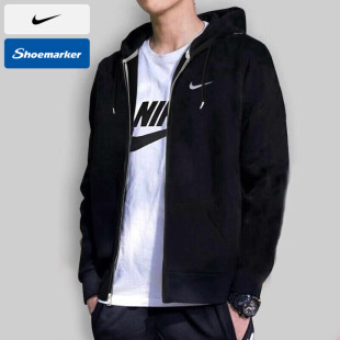 运动服开衫 新款 夹克休闲外套521574 2025春季 Nike耐克连帽卫衣男装