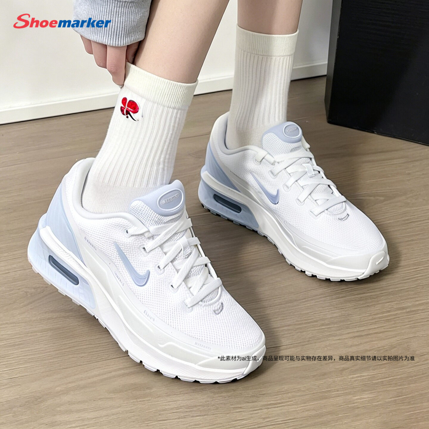 耐克正品女款AirMax回弹跑步鞋图片