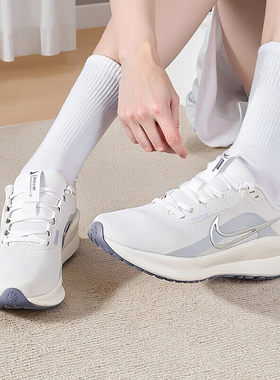 NIKE耐克官方正品女鞋白色休闲鞋新款跑步鞋厚底运动鞋FD6476-110