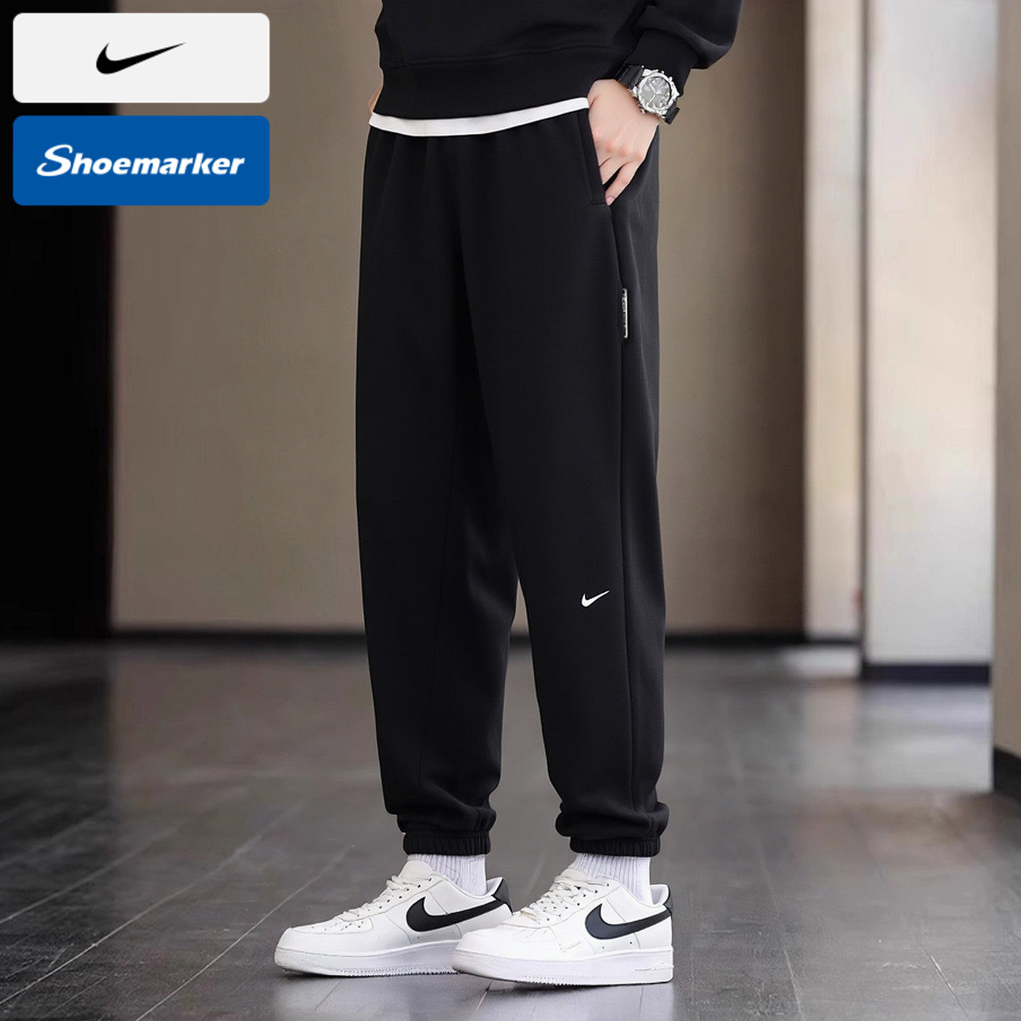 Nike耐克正品裤子男2025秋季新款篮球运动裤训练卫裤束脚裤FZ0225