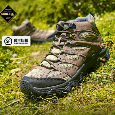 MERRELL迈乐MOAB3GTX|防水徒步登山鞋男女户外爬山防滑中帮运动鞋