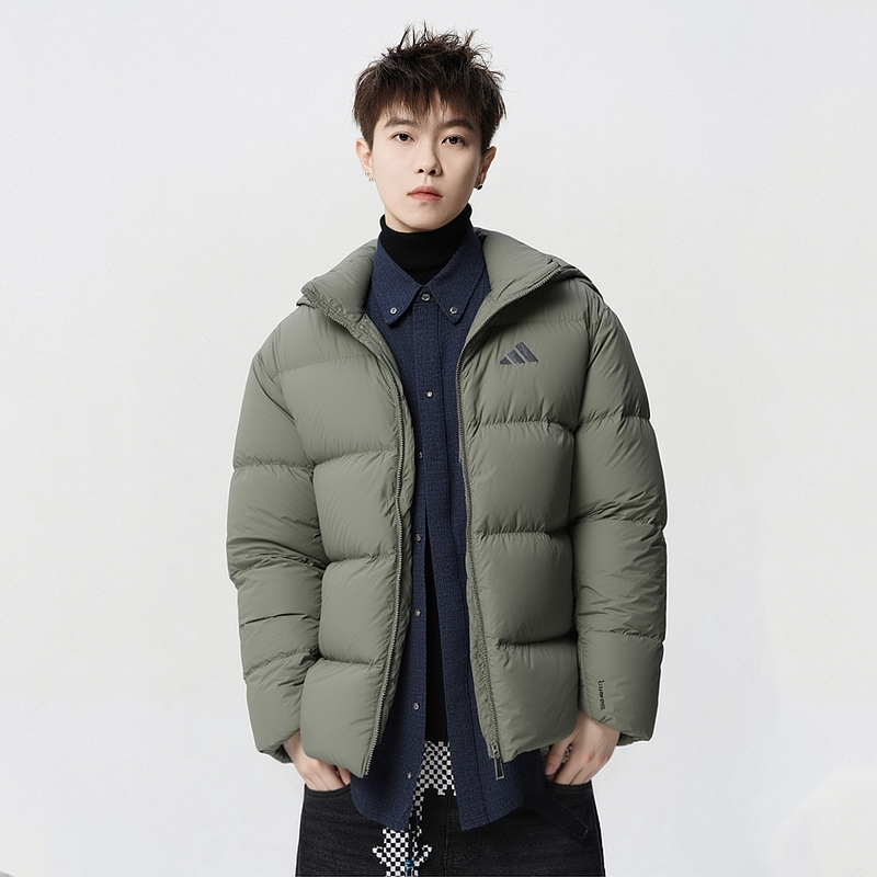 adidas阿迪达斯官方正品男子运动服户外休闲羽绒服外套保暖面包服