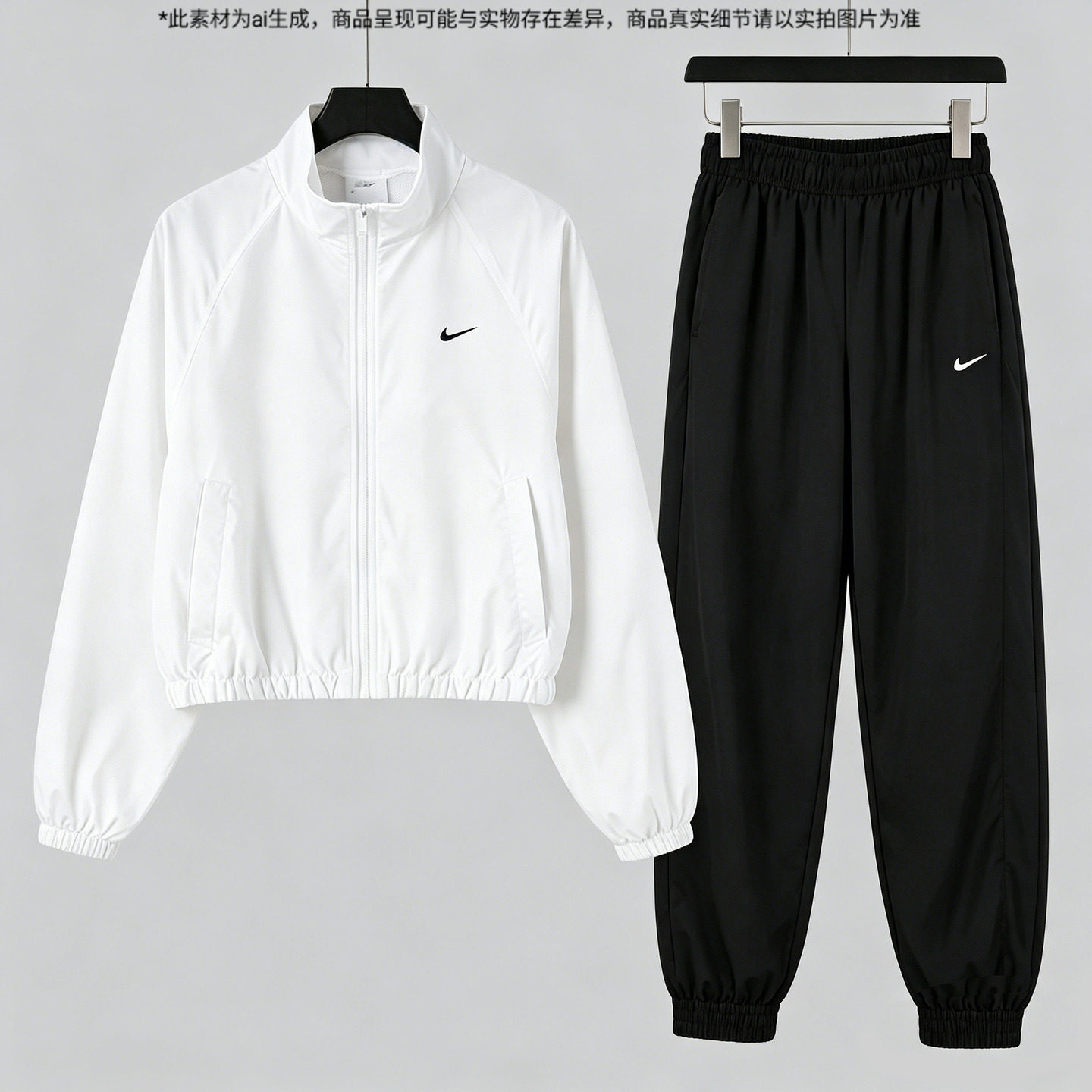 耐克官方正品女款运动套装夏季新款轻薄防晒休闲跑步外套梭织长裤