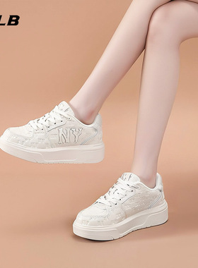 MLB老花休闲鞋女鞋2025新款情侣鞋学长鞋潮鞋男运动鞋3ASXE015N