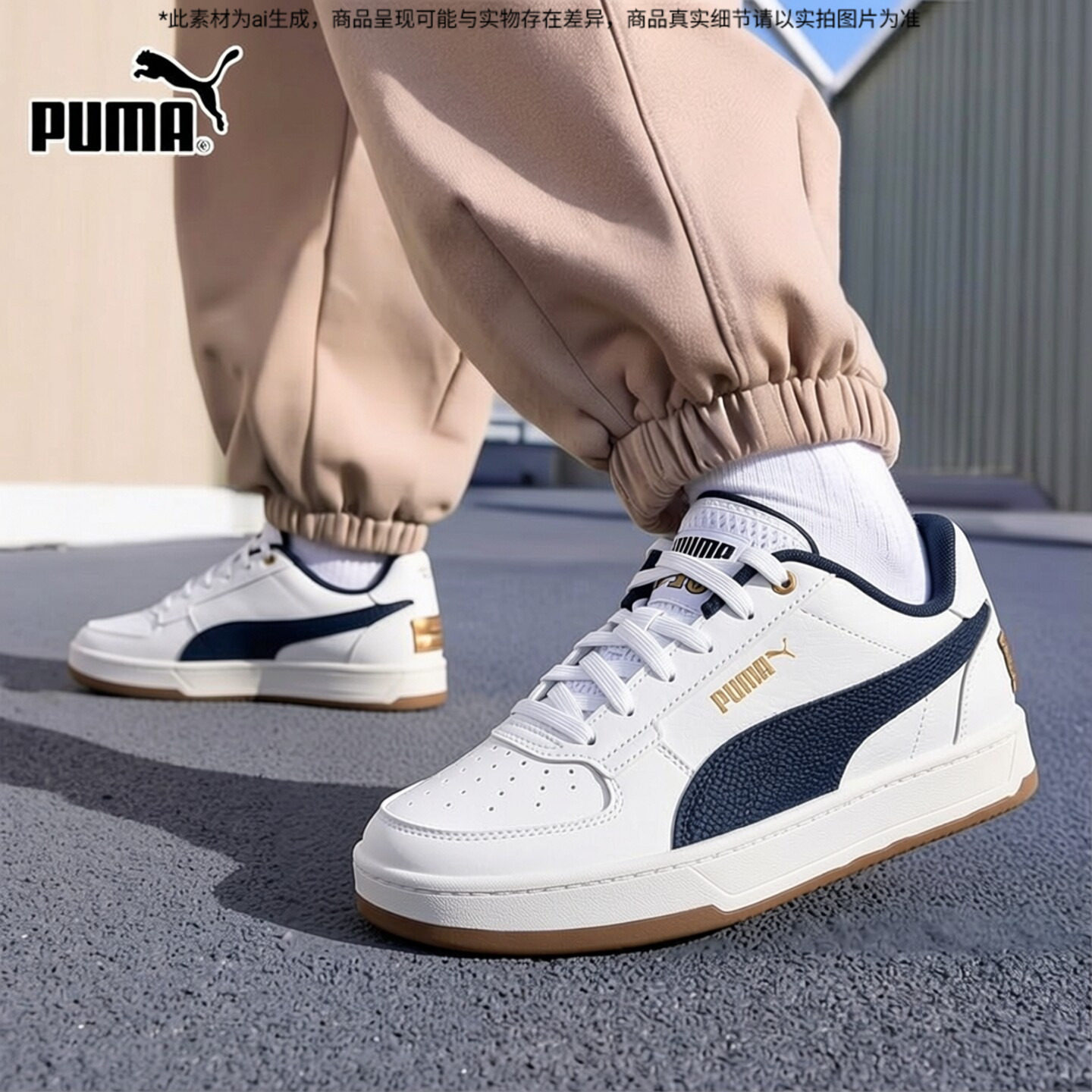 PUMA彪马情侣板鞋男女鞋2026夏季新款低帮休闲鞋白色运动鞋395082
