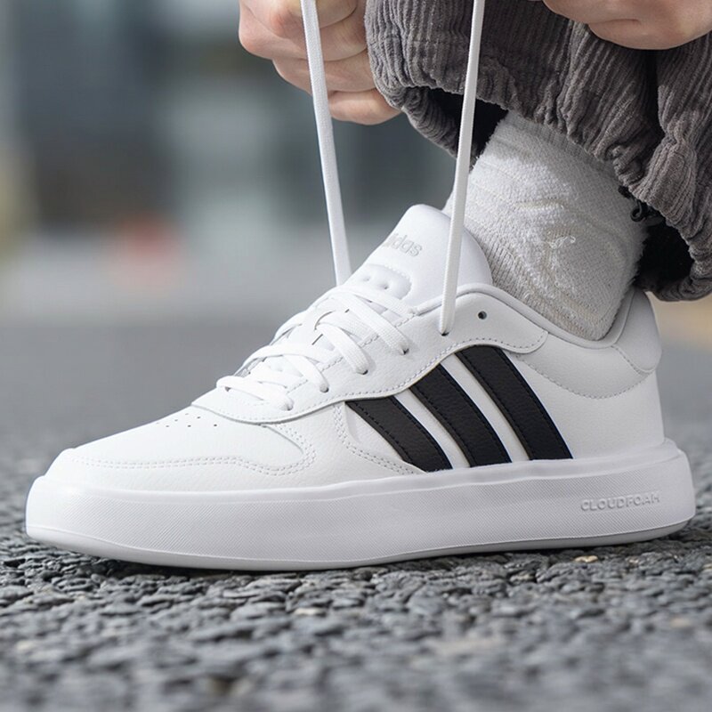 阿迪达斯男鞋板鞋Adidas官方正品透气运动鞋2026新款低帮休闲鞋