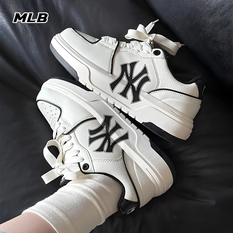 MLB正品NY厚底板鞋休闲鞋老爹鞋