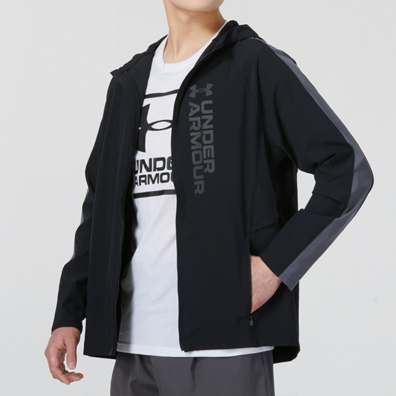 ua梭织夹克安德玛跑步