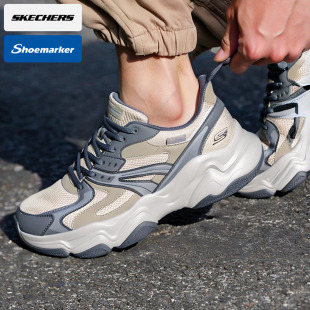 运动鞋 春季 时尚 潮流熊猫鞋 斯凯奇男鞋 厚底显高耐磨低帮休闲鞋 新款